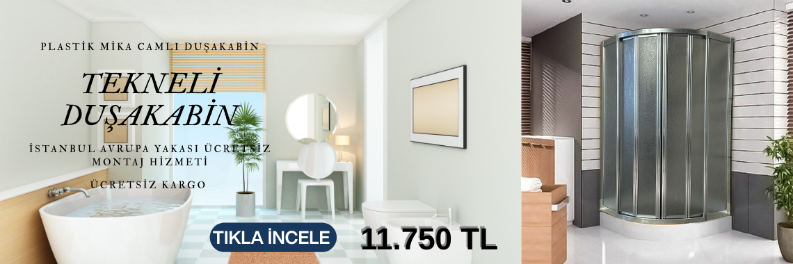 Mika Camlı Duşakabin + Duşteknesi ND701