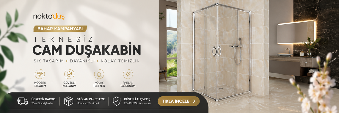 Teknesiz Cam Duşakabinler