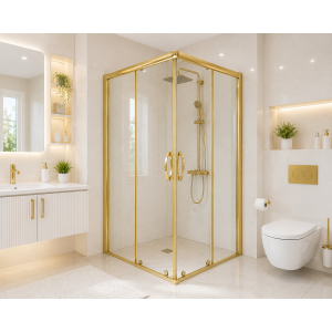 Gold Seri Duşakabin Kare Teknesiz ND626