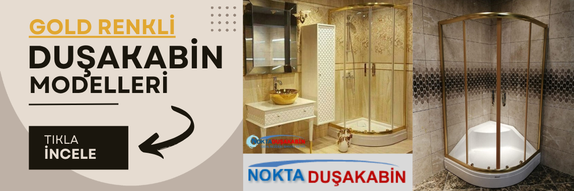 Gold Altın Renkli Duşakabin