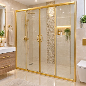 Gold Seri Teknesiz Düz Duşakabin ND622