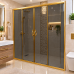 Gold Seri Teknesiz Düz Duşakabin ND622 Gold Seri Teknesiz Düz Duşakabin ND622