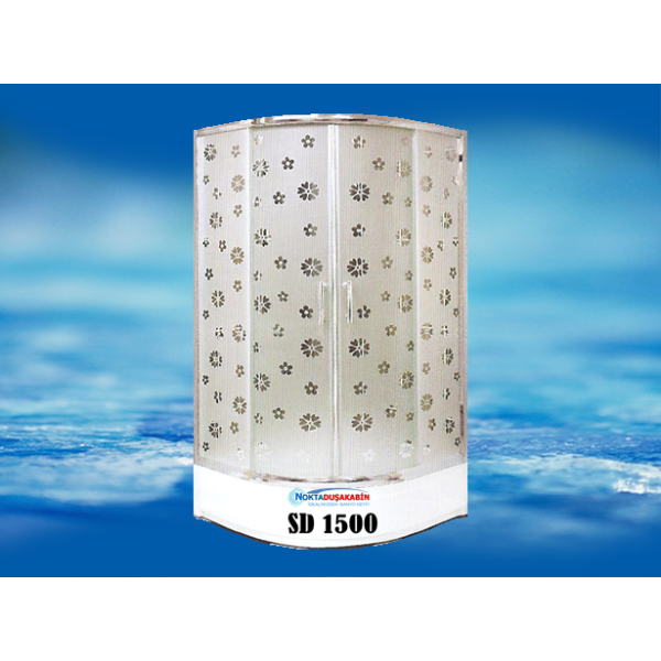 Lüks Camlı Duşakabin + Oval Duş teknesin ND100