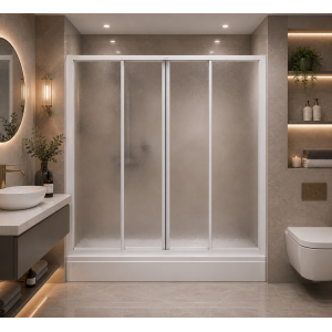 Mika Camlı Duşakabin + Duşteknesi ND313 Mika Camlı Duşakabin + Duşteknesi ND313