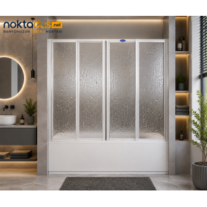 Mika Camlı Duşakabin + Küvet ND319 Mika Camlı Duşakabin + Küvet ND319