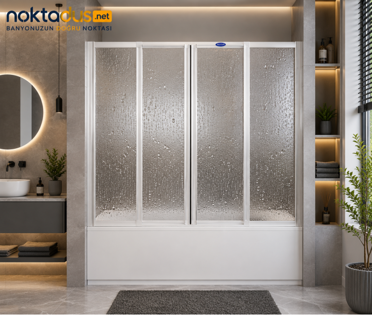 Mika Camlı Duşakabin + Küvet ND319