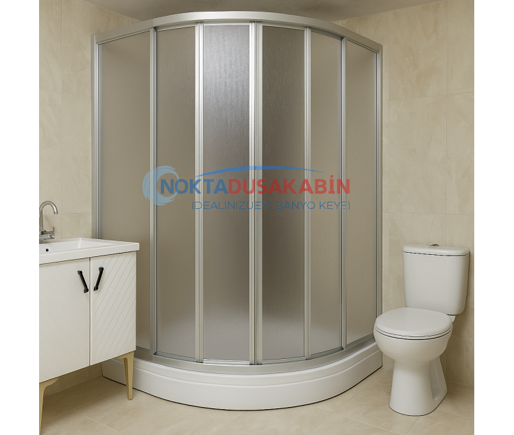 Mika Camlı Duşakabin + Duşteknesi ND701