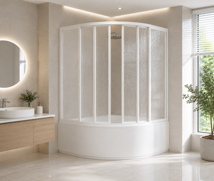 Mika Camlı Duşakabin + Küvet  ND307