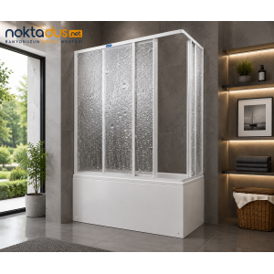 Mika Camlı Duşakabin + Küvet ND314 Mika Camlı Duşakabin + Küvet ND314