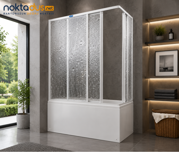 Mika Camlı Duşakabin + Küvet  ND314